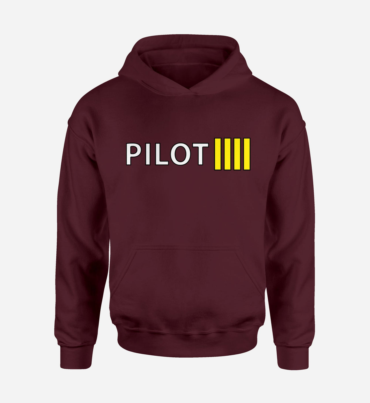 Pilot & Stripes (4 Lines) Designed Hoodies