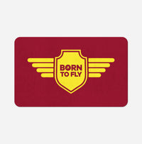 Thumbnail for Born To Fly & Badge Designed Bath Mats