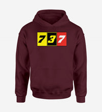 Thumbnail for Flat Colourful 737 Designed Hoodies