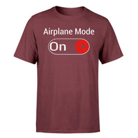 Thumbnail for Airplane Mode On Designed T-Shirts