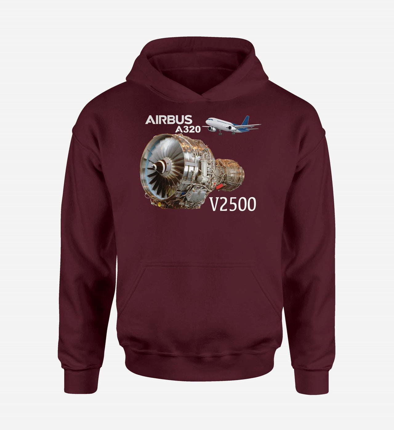 Airbus A320 & V2500 Engine Designed Hoodies
