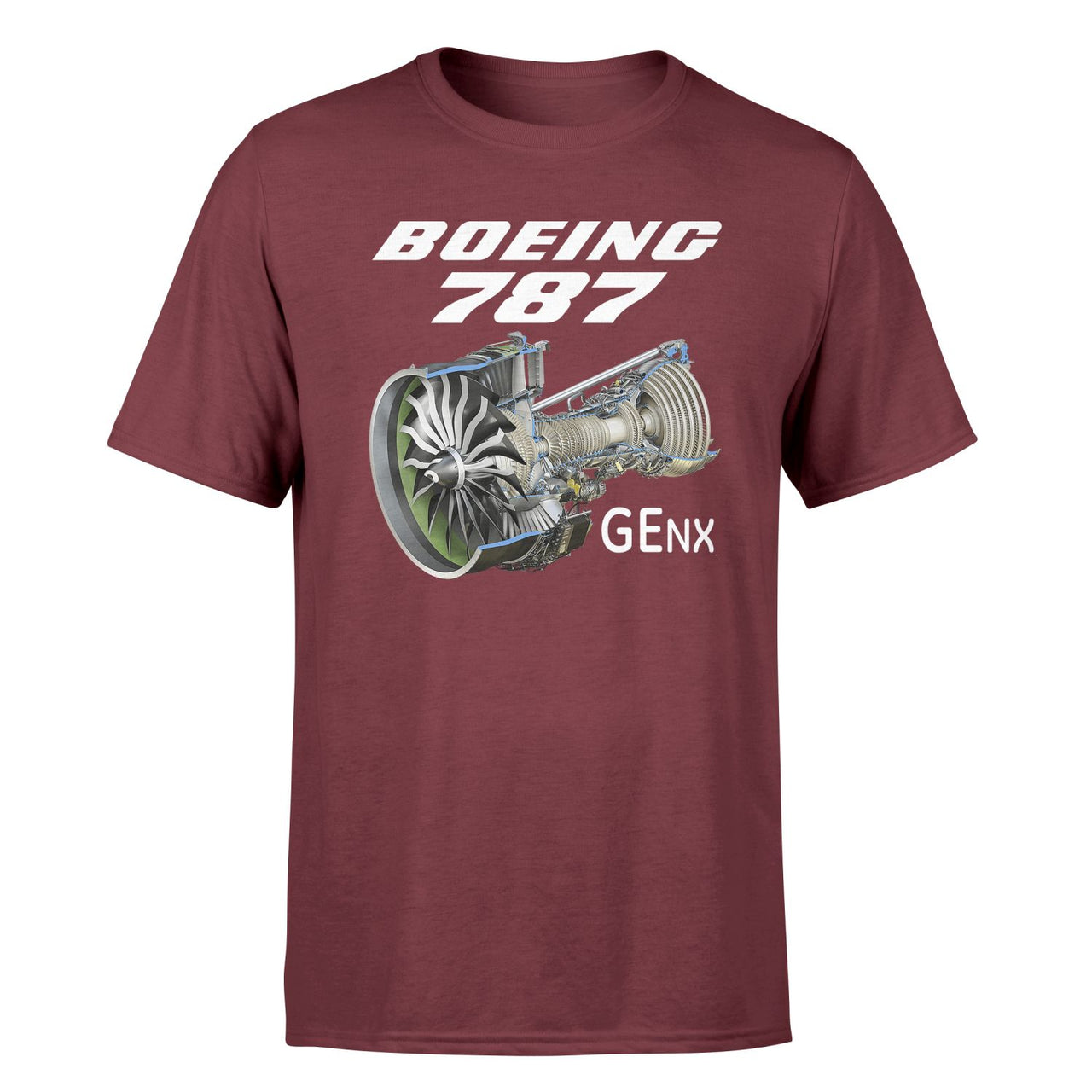 Boeing 787 & GENX Engine Designed T-Shirts
