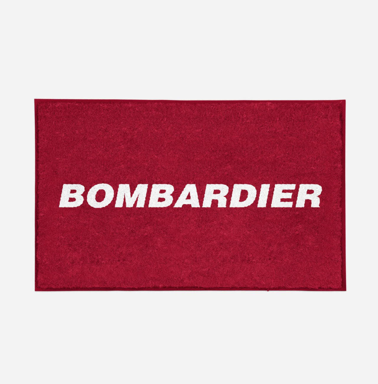 Bombardier & Text Designed Door Mats