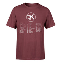 Thumbnail for Aviation Alphabet 2 Designed T-Shirts