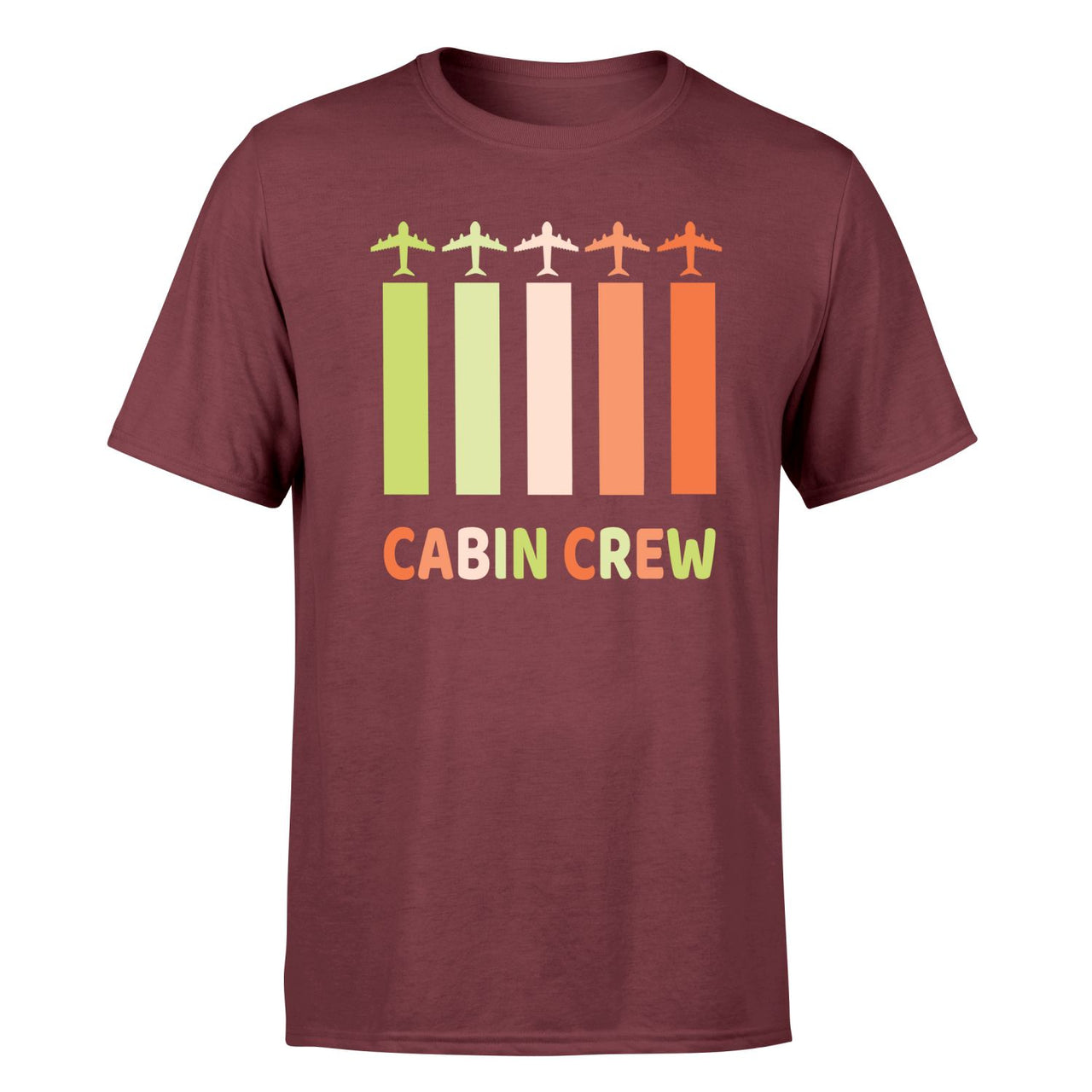 Colourful Cabin Crew Designed T-Shirts
