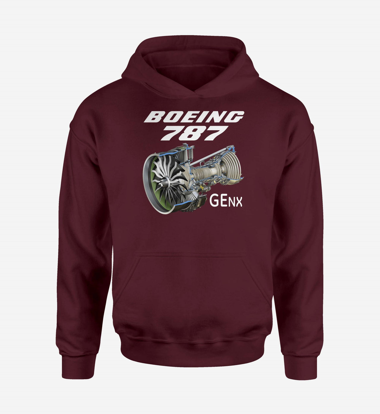 Boeing 787 & GENX Engine Designed Hoodies