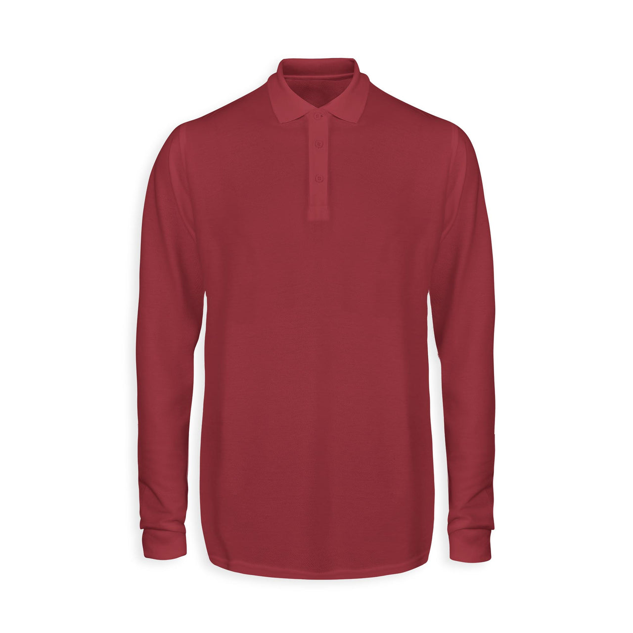 NO Design Super Quality Long Sleeve Polo T-Shirts