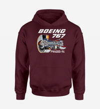 Thumbnail for Boeing 767 Engine (PW4000-94) Designed Hoodies