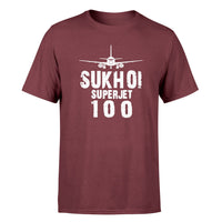 Thumbnail for Sukhoi Superjet 100 & Plane Designed T-Shirts
