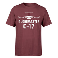 Thumbnail for GlobeMaster C-17 & Plane Designed T-Shirts