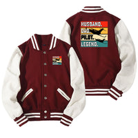 Thumbnail for Husband & Dad & Pilot & Legend Designed Baseball Style Jackets