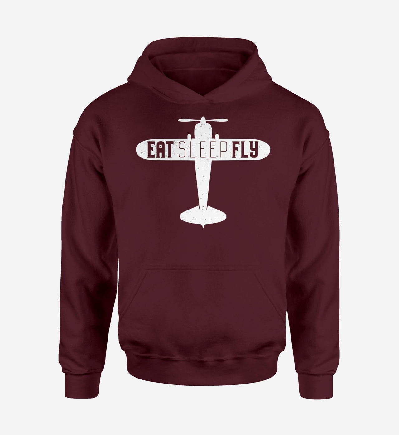 Eat Sleep Fly & Propeller Designed Hoodies