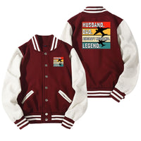 Thumbnail for Husband & Dad & Aircraft Mechanic & Legend Designed Baseball Style Jackets
