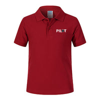Thumbnail for Pilot & Jet Engine Designed Children Polo T-Shirts
