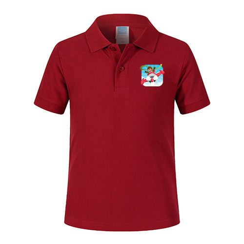 Happy Pilot Designed Children Polo T-Shirts