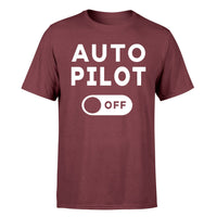 Thumbnail for Auto Pilot Off Designed T-Shirts