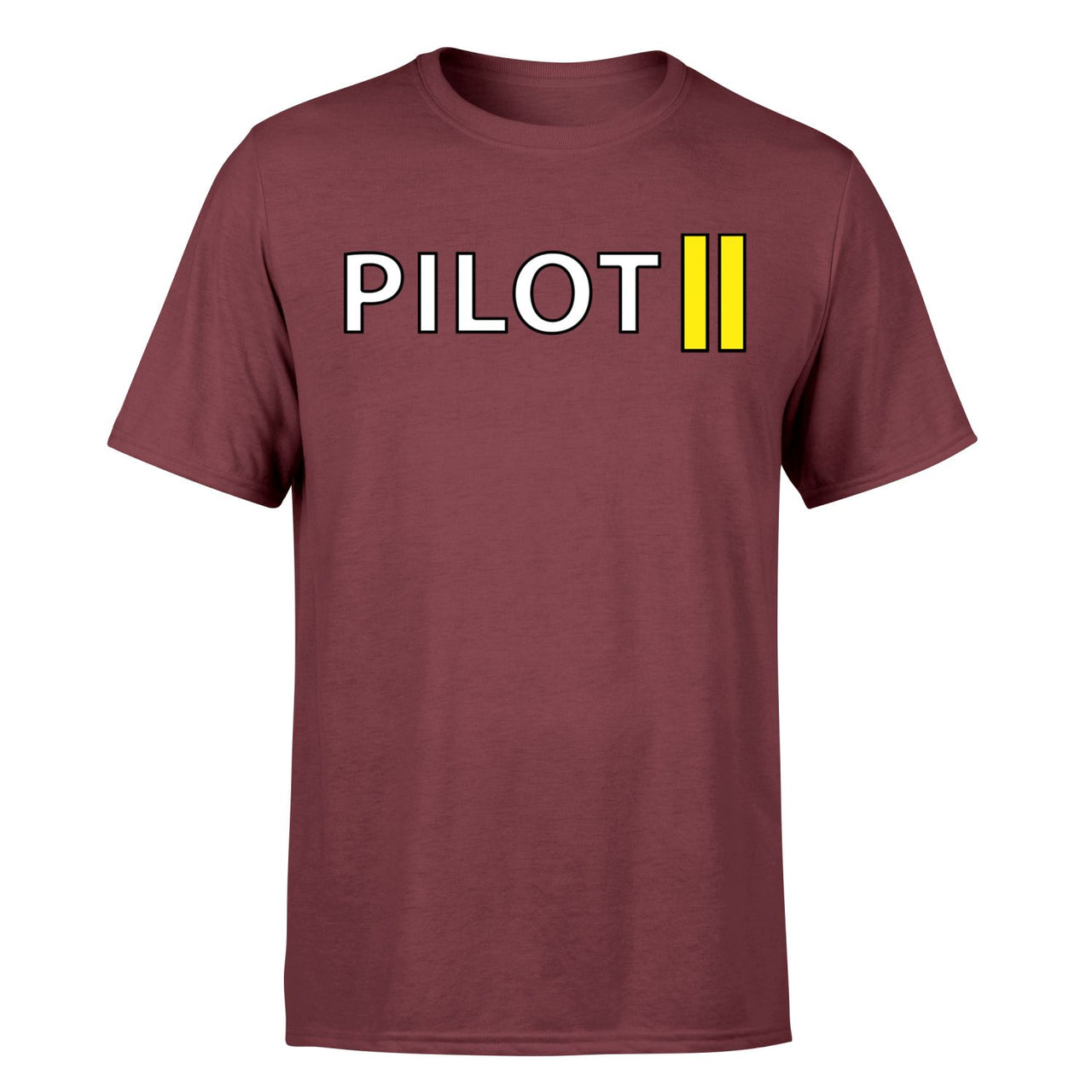 Pilot & Stripes (2 Lines) Designed T-Shirts