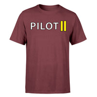Thumbnail for Pilot & Stripes (2 Lines) Designed T-Shirts