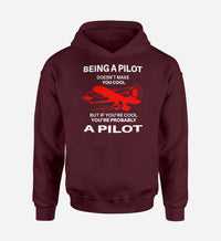 Thumbnail for If You're Cool You're Probably a Pilot Designed Hoodies