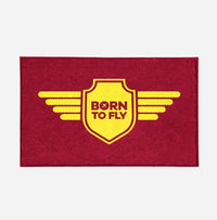 Thumbnail for Born To Fly & Badge Designed Door Mats