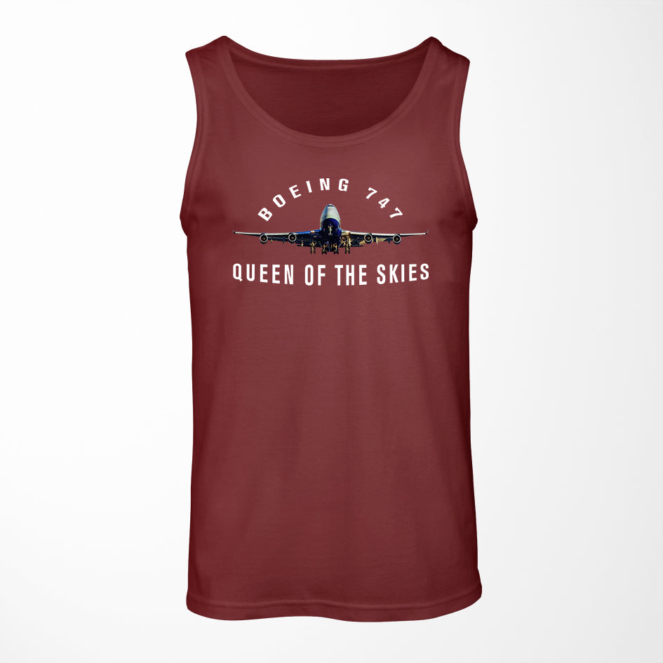 Boeing 747 Queen of the Skies Designed Tank Tops
