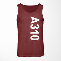 Thumbnail for A310 Text Designed Tank Tops