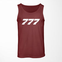 Thumbnail for 777 Flat Text Designed Tank Tops