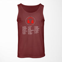 Thumbnail for Aviation Alphabet 3 Designed Tank Tops