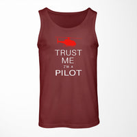 Thumbnail for Trust Me I'm a Pilot (Helicopter) Designed Tank Tops