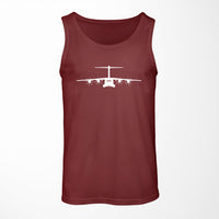 Thumbnail for Airbus A400M Silhouette Designed Tank Tops