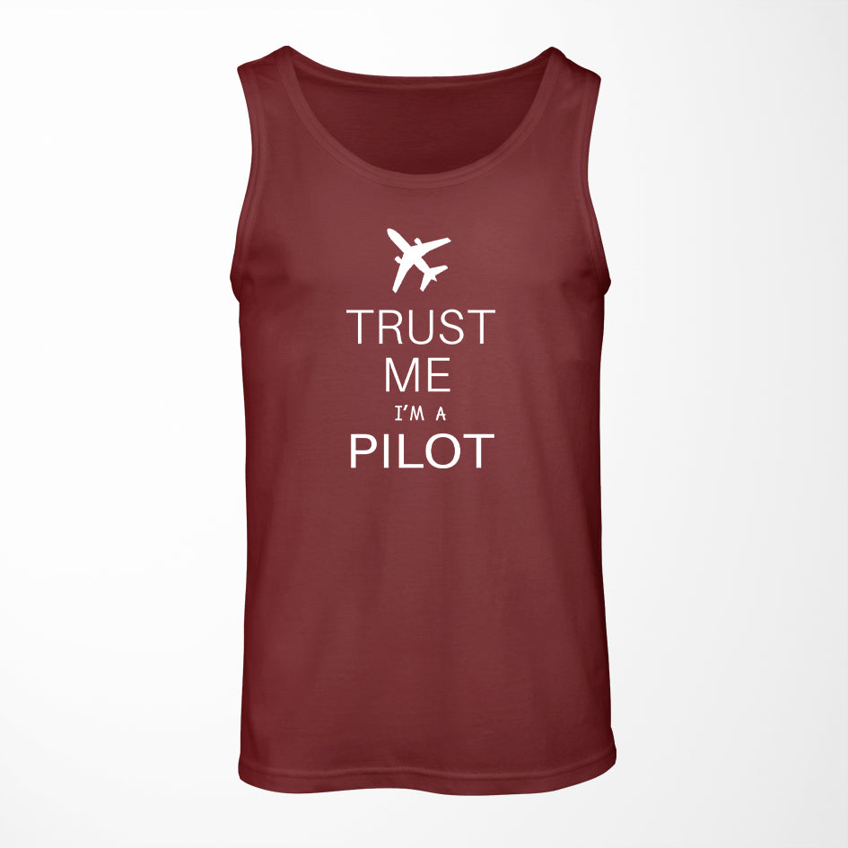 Trust Me I'm a Pilot 2 Designed Tank Tops