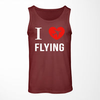 Thumbnail for I Love Flying Designed Tank Tops