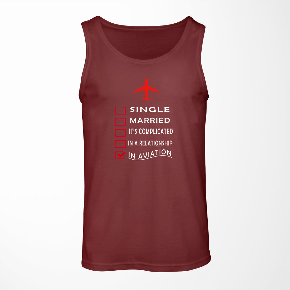 In Aviation Designed Tank Tops