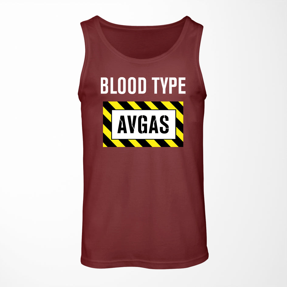 Blood Type AVGAS Designed Tank Tops