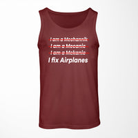 Thumbnail for I Fix Airplanes Designed Tank Tops