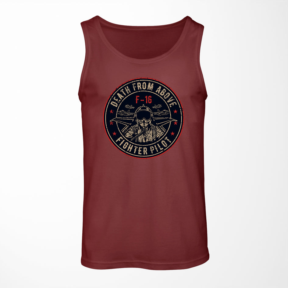 Fighter Jet 16 - Death From Above Designed Tank Tops