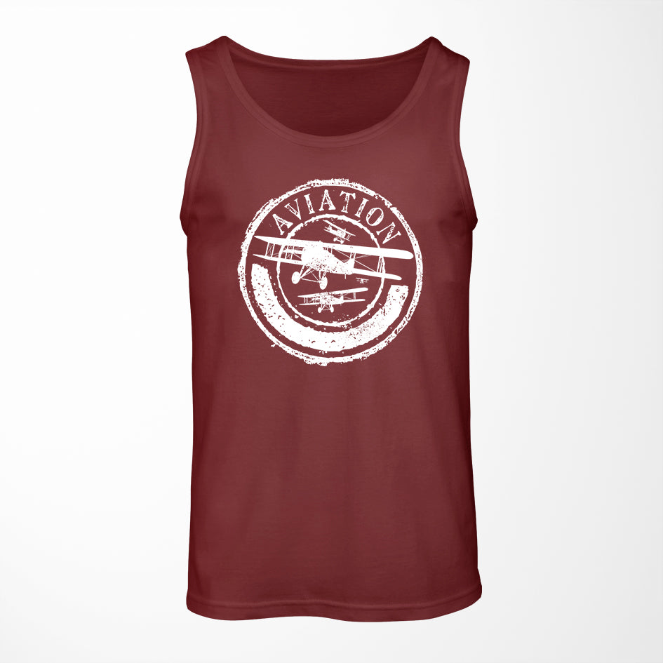 Aviation Lovers Designed Tank Tops