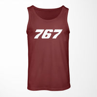 Thumbnail for 767 Flat Text Designed Tank Tops