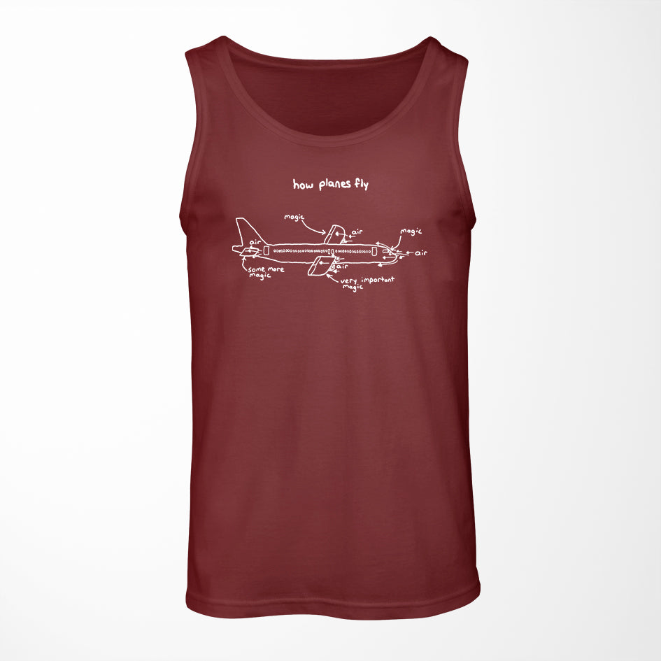 How Planes Fly Designed Tank Tops