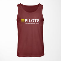Thumbnail for Pilots They Know How To Fly Designed Tank Tops