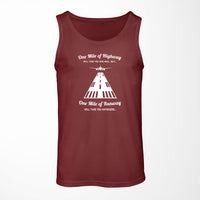 Thumbnail for One Mile of Runway Will Take you Anywhere Designed Tank Tops
