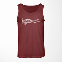 Thumbnail for Special Cessna Text Designed Tank Tops