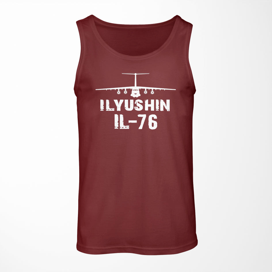 ILyushin IL-76 & Plane Designed Tank Tops