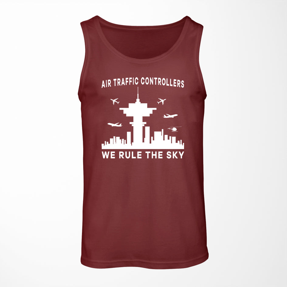 Air Traffic Controllers - We Rule The Sky Designed Tank Tops