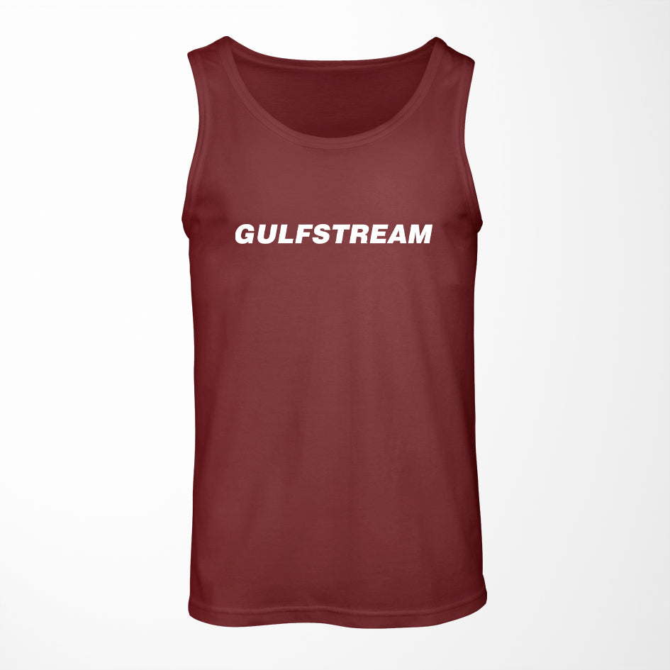 Gulfstream & Text Designed Tank Tops