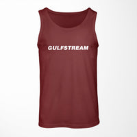 Thumbnail for Gulfstream & Text Designed Tank Tops