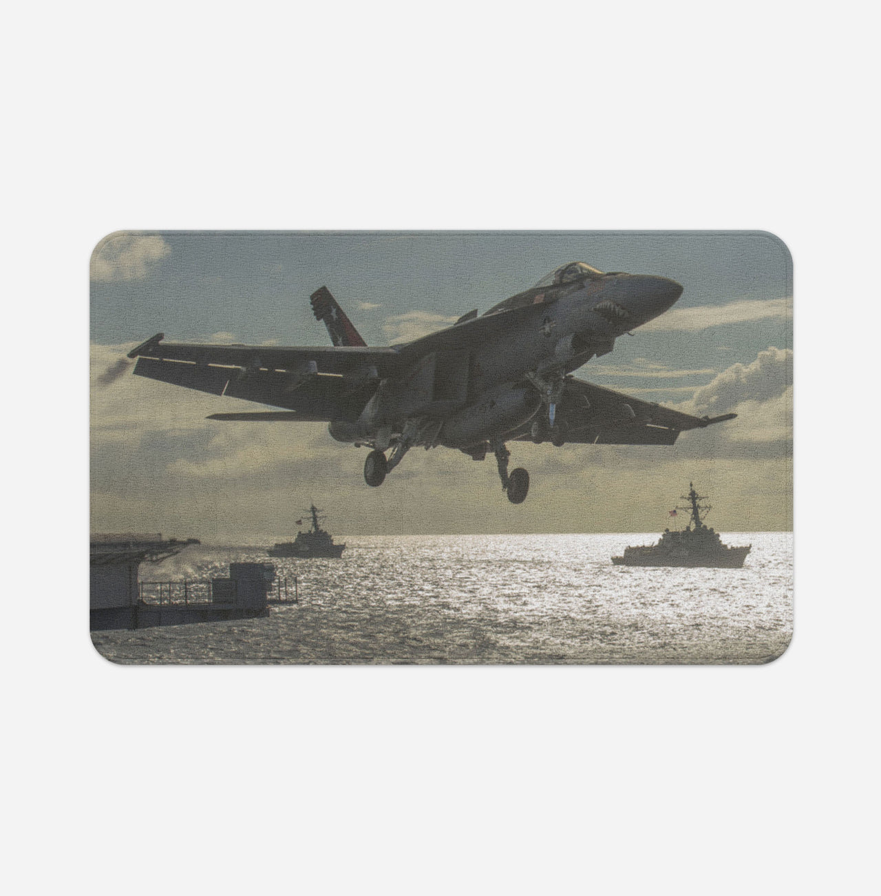 Deparing Jet from Sea Base Designed Bath Mats