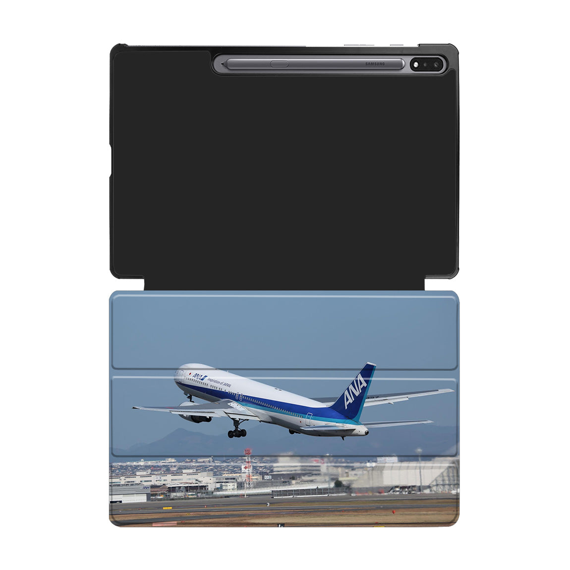 Departing ANA's Boeing 767 Designed Samsung Tablet Cases