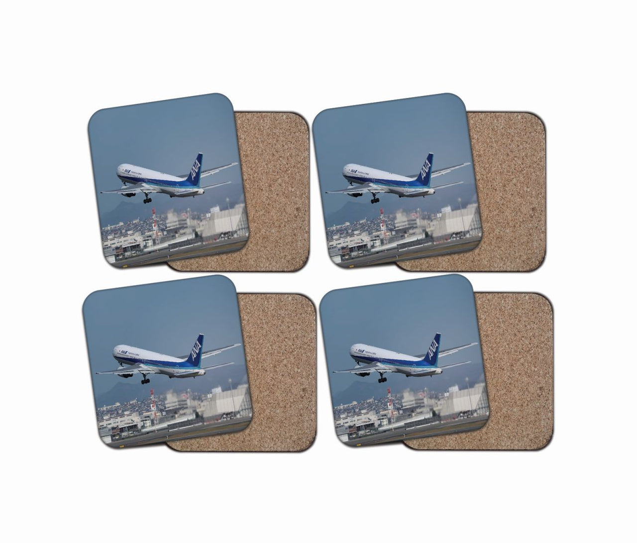 Departing ANA's Boeing 767 Designed Coasters