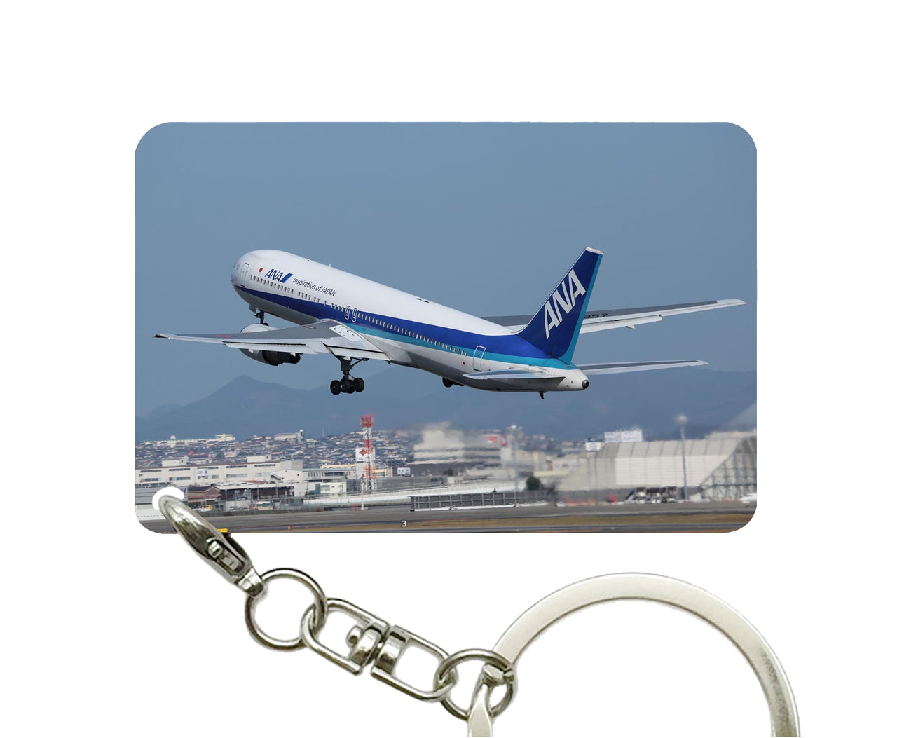 Departing ANA's Boeing 767 Designed Key Chains